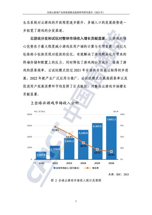 中國(guó)信通院IDC 2023年全球云游戲產(chǎn)業(yè)深度觀察及趨勢(shì)研判研究報(bào)告摘要與分析